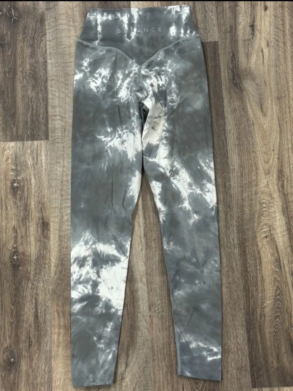 Balance Athletica Vitality Cloud Leggings Grey White Women’s XS